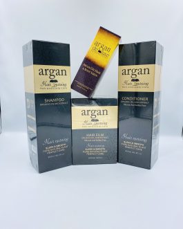 Argan deluxe argan oil shampoo, hair care set 4