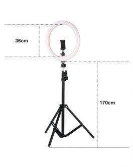 36cm LED Selfie Ring Light with Tripod Stand & Phone Holder