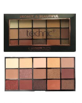 Technic 15 Colours Eyeshadow Palette – Bronze & Beautifu