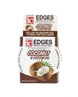 Fantasia Ic Coconut & Castor Oil Edges Mega Hold Gel