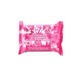 w7 facial cleansing wipes, makeup removal 2×25