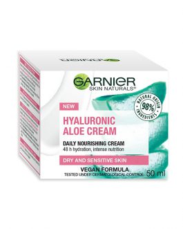 Garnier Skin Naturals Hyaluronic Aloe Cream – Dry & Sensitive Skin – 50ml