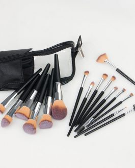 Makeup Brush Set With Bag 16pcs