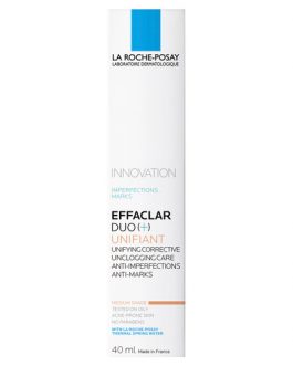 LA ROCHE POSAY LA ROCHE POSAY EFFACLAR DUO (+) UNIFIANT TINTED ANTI-ACNE MOISTURISER 40ML MEDIUM