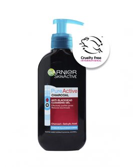 Garnier Pure Active Intensive Anti-Blackhead Charcoal Gel Wash 200ml